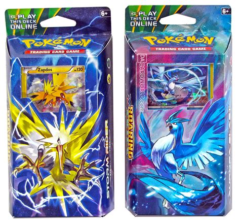 Pokemon Xy Roaring Skies Theme Deck Set Of 2 Aurora Blast Storm