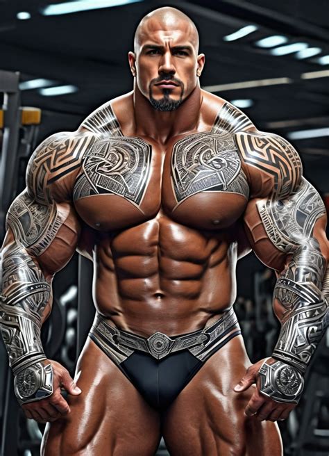 Muscular Bodybuilder In Hyper Realistic K Close Up Stable Diffusion