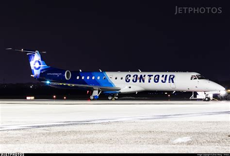 N11565 Embraer ERJ 145LR Contour Airlines Zihao Wang AHaoo