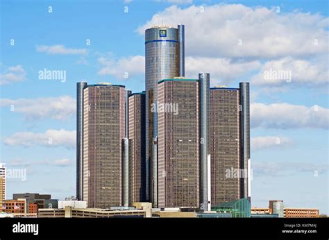 General Motors World Headquarters In Detroit Michigan Stock Photo Alamy