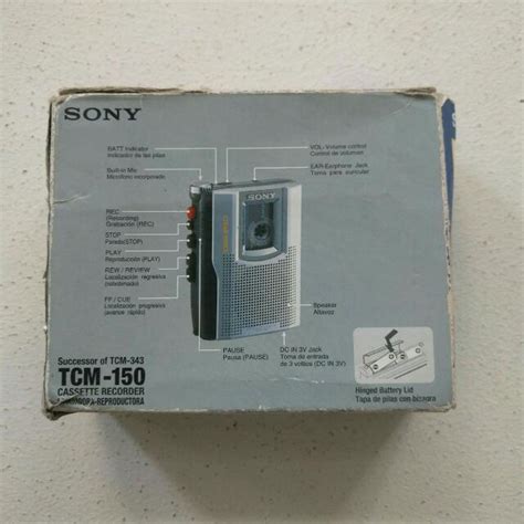 Sony Cassette Voice Recorder Tcm 150 Audio Voice Recorders On Carousell