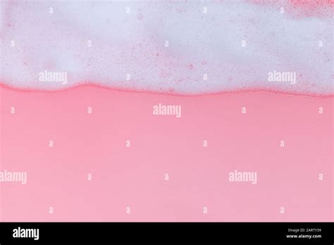 Pink Foam Bubbles Background Stock Photo Alamy