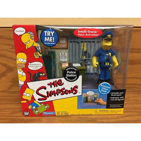 Springfield Police Station And Exclusive Officer Eddie The Simpsons World