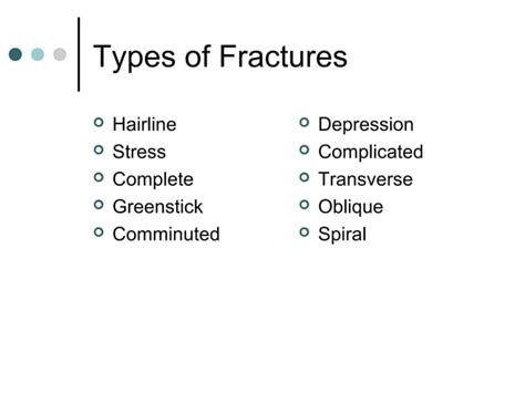 Fractures Sprains And Dislocations Ppt