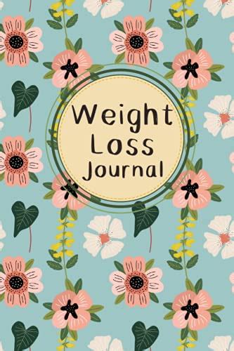 Weight Loss Journal Cute Green Flowers 3 Month Food Sensitivity