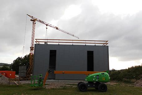 Neubau Einer Halle Mit B Rotrakt Bauunternehmen