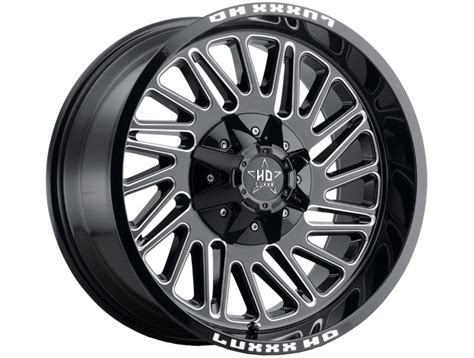 Luxxx Hd Milled Gloss Black Lhd Wheel Lux Lhd D A