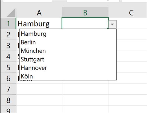 Excel Dropdown Liste Erstellen Tippscout De