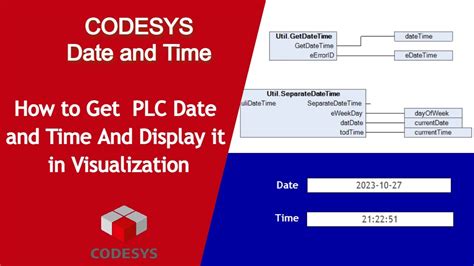 Codesys Date And Time How To Get PLC Date And Time In Codesys YouTube