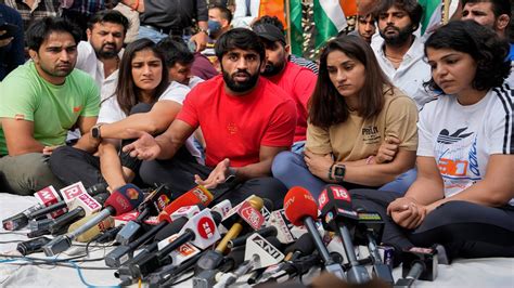 Wrestlers Protest Delhi Police Initiates Probe Into Sexual Harassment