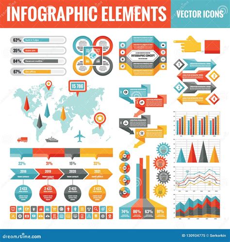 Colecci N De La Plantilla De Los Elementos De Infographic Ejemplo En