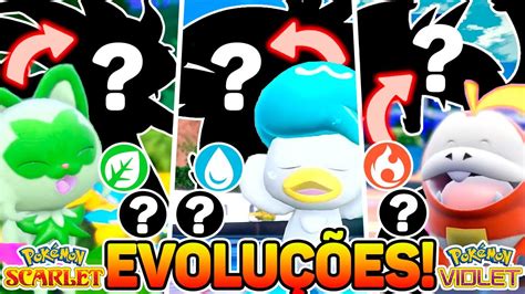 VAZOU TUDO EVOLUÇÃO DOS INICIAIS E MAIS NOVOS POKÉMON DE SCARLET