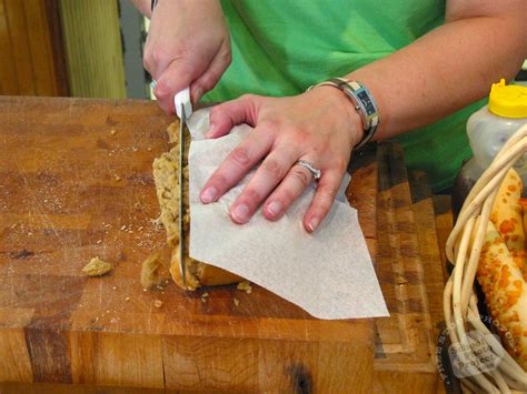 Bread, FREE Stock Photo, Image, Picture: Cutting Bread, Royalty-Free Food Stock Photography