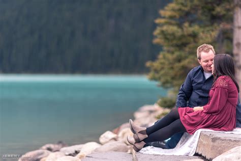 Lake Louise Engagement Photos Locations Canoe 8 Of 12 Kitchener