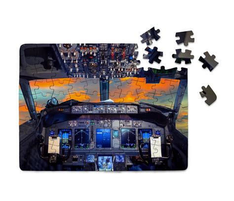 Amazing Boeing 737 Cockpit Printed Puzzles Aviation Shop