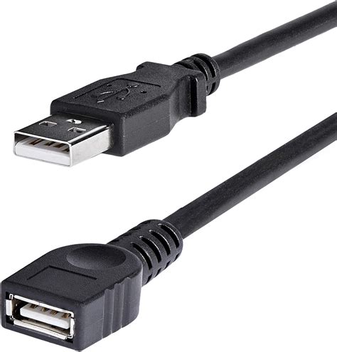 Amazon StarTech 6 Ft Black USB 2 0 Extension Cable A To A M