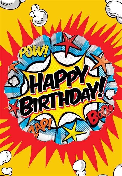 Superman Birthday Card Template