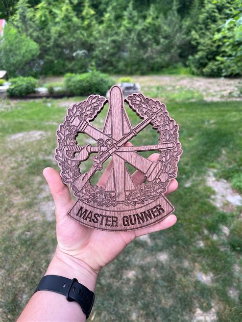 Army Master Gunner Badge Etsy
