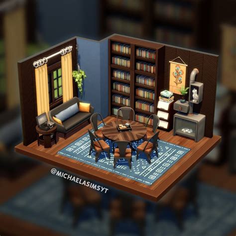 Spacious Dining Room Room Build The Sims 4 No CC ID