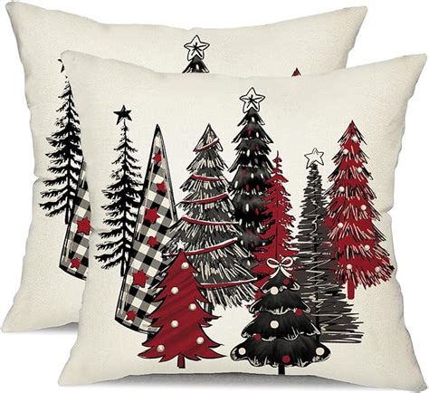 Amazon Dfxsz Christmas Pillow Covers X Inch Set Of Christmas