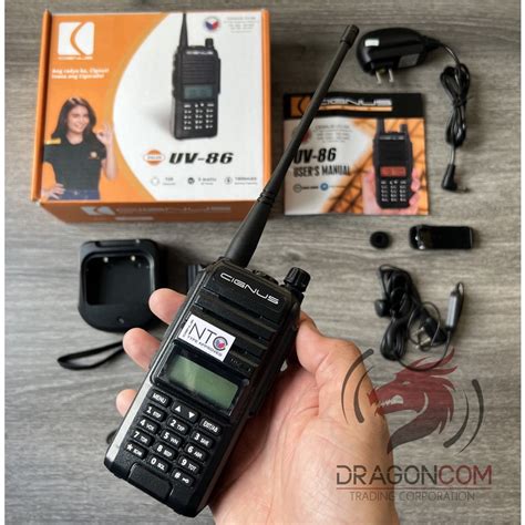 Promo Cignus Uv Or Uv Dual Band Two Way Radio Shopee Philippines