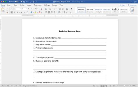 Training Request Form Templates To Supercharge Course Development