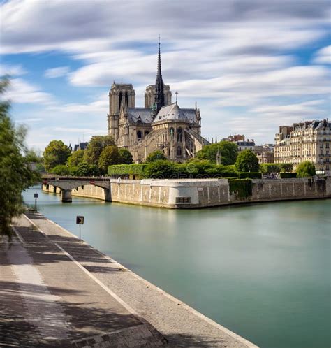 Notre Dame De Paris Cathedral, Ile De La Cite, Paris Stock Photo ...