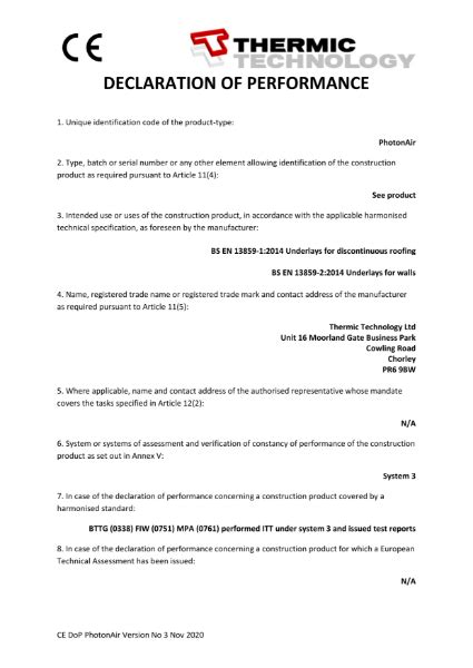 Photonair Ce Dop Thermic Technology Ltd Nbs Source