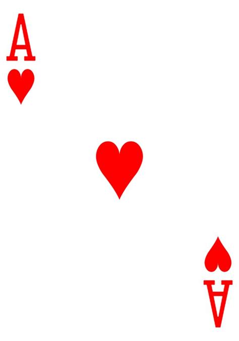 Ace Of Hearts By Wheelgenius On DeviantArt Playing Cards Art