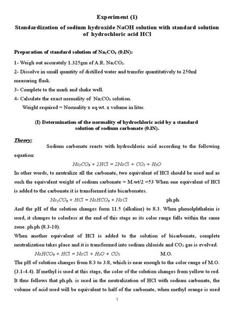 Titration | PDF | Sodium Hydroxide | Redox