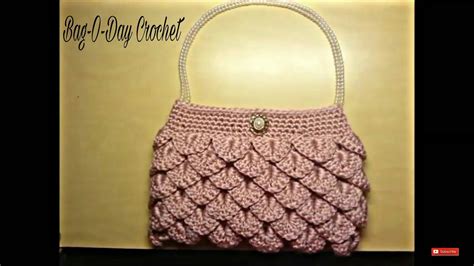 Easy Crochet Bag Crocodile Stitch Bag Youtube