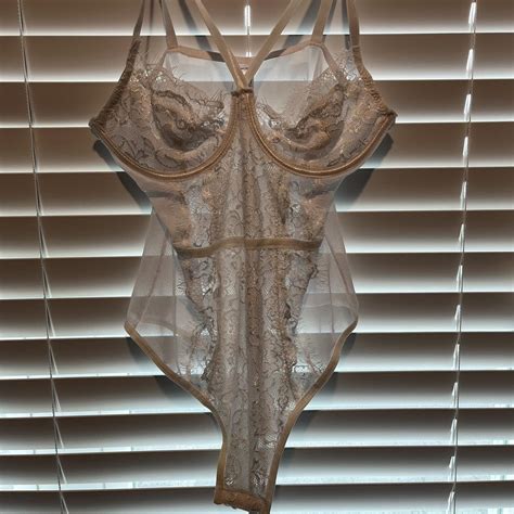 White Lingerie Body Suit Never Worn I Have The Depop