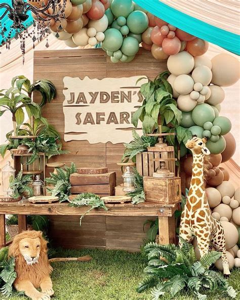 Safari Theme Birthday Party Jungle Theme Parties Baby Boy St