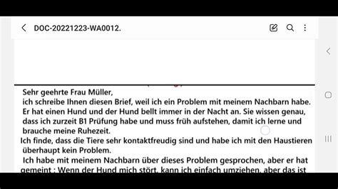 B Deutsch Brief Dtz Und G A S T Dtz Brief Youtube