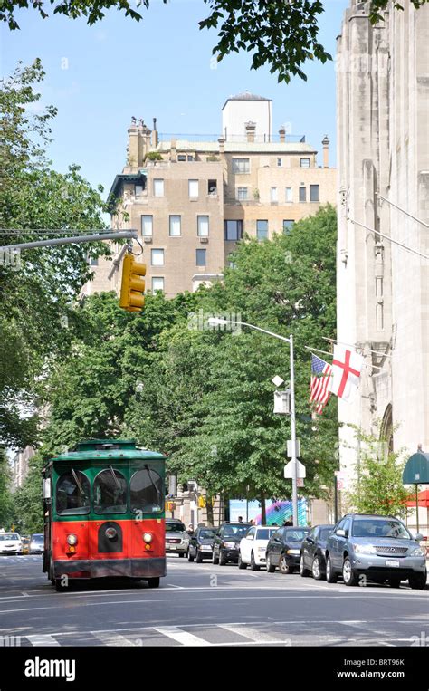 Trolley New York City Stock Photo Alamy