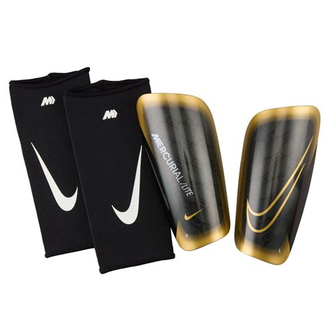 Nike Mercurial Lite Shin Guards Black Gold Knvbshopnl