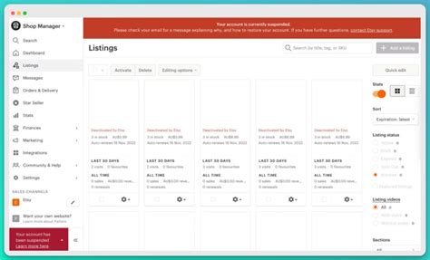 Why Was My New Etsy Shop Suspended Simple Step To Reinstate Your New