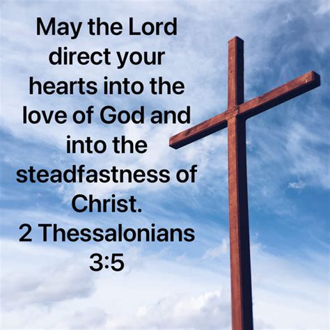 Thessalonians May The Lord Direct Your Hearts Into The Love Of