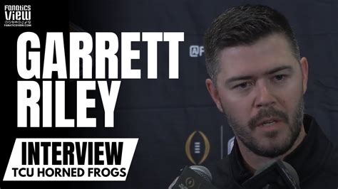 Garrett Riley Reveals When He Knew TCU Could Be Great Talks TCU Vs