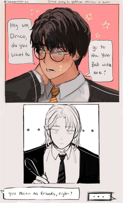 Drarry Harry Potter Comics Gay Harry Potter Harry Potter Memes