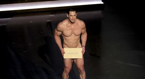Turns Out John Cena Wasn T Fully Nude When Presenting An Award At The