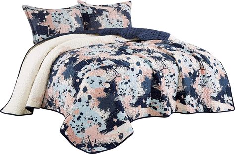 Amazon Jaba Piece Fine Printed King Size Quilt Set All Season