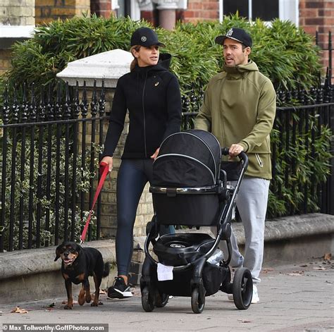 Vogue Williams And Spencer Matthews Beam On Casual Stroll With Baby Son