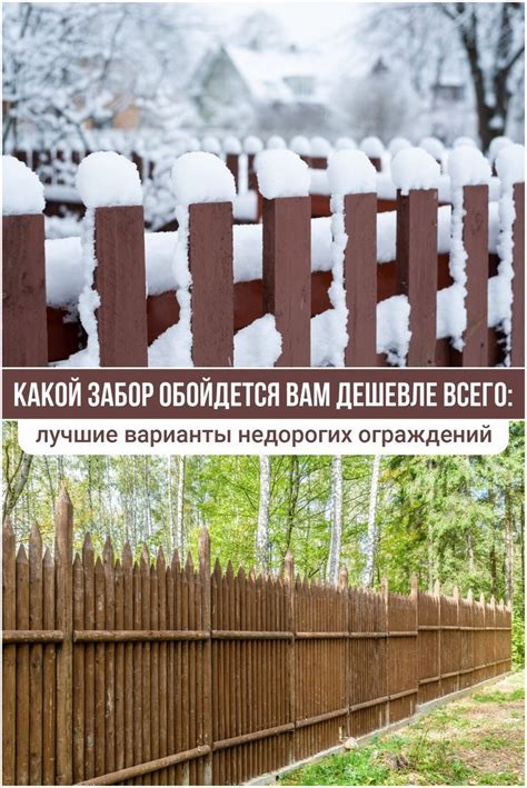 Какой забор обойдется вам дешевле всего: лучшие варианты недорогих ...