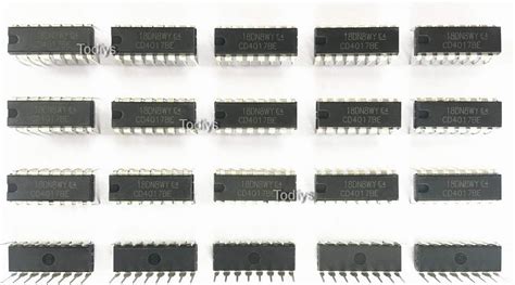 Amazon Todiys New 20Pcs For CD4017 CD4017B HCF4017BE HEF4017BP