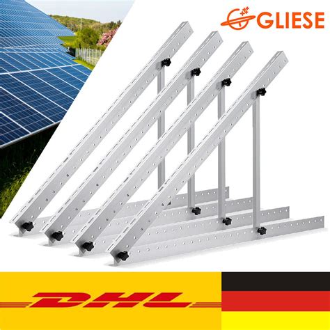 4X PV Halterung 114cm Solarpanel Solarmodul 0 90 Aufständerung