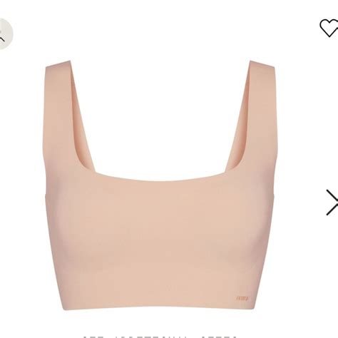 SKIMS Intimates Sleepwear Skims Naked Scoop Longline Bra Mica Medium Poshmark