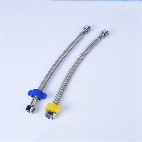 Stainless Steel Flexible Hot Water Braided Hose For Washbasin Metal Hose And Steel Braided Hose
