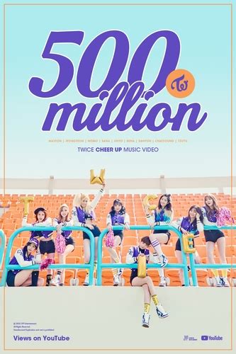 El Videoclip De Cheer Up De Twice Supera Los 500 Millones De