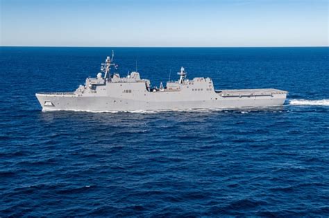 The Future Uss Richard M Mccool Jr Lpd 29 Completes Acceptance Trials In The Gulf Of Mexico